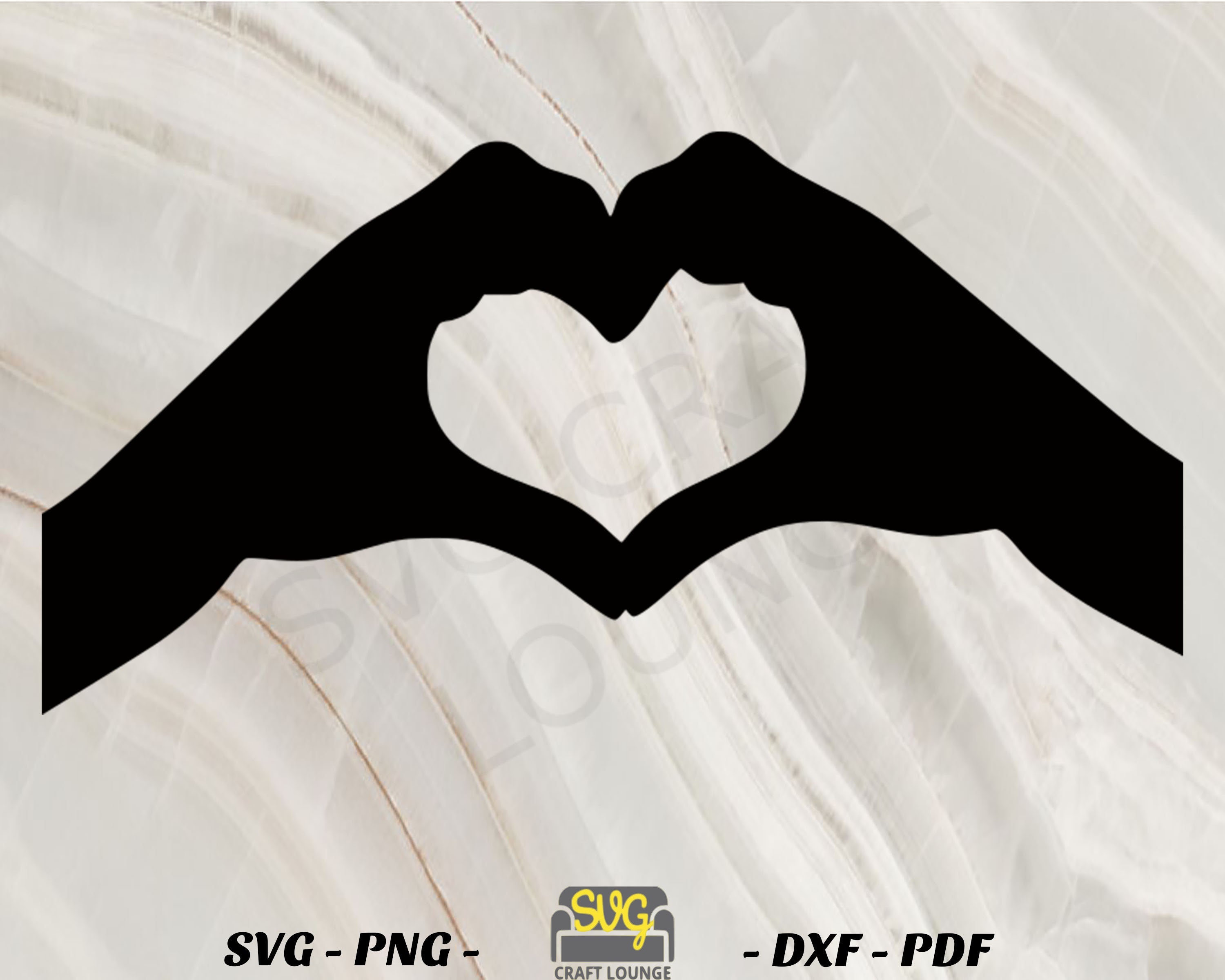 Heart With Hands SVG