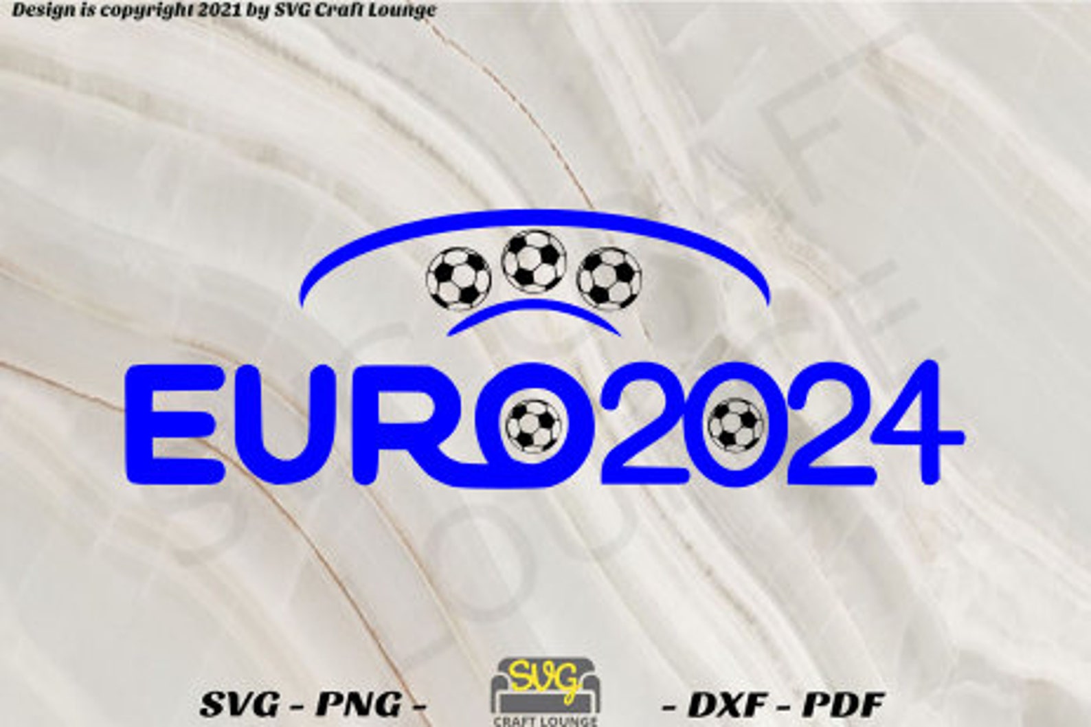 Euro 2024 SVG Cutting File Digital Download File Also as Dxf Etsy