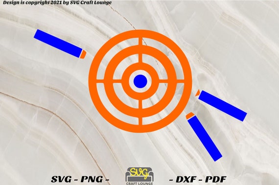 png pdf, dxf Target and bullets SVG Digital Download available in svg