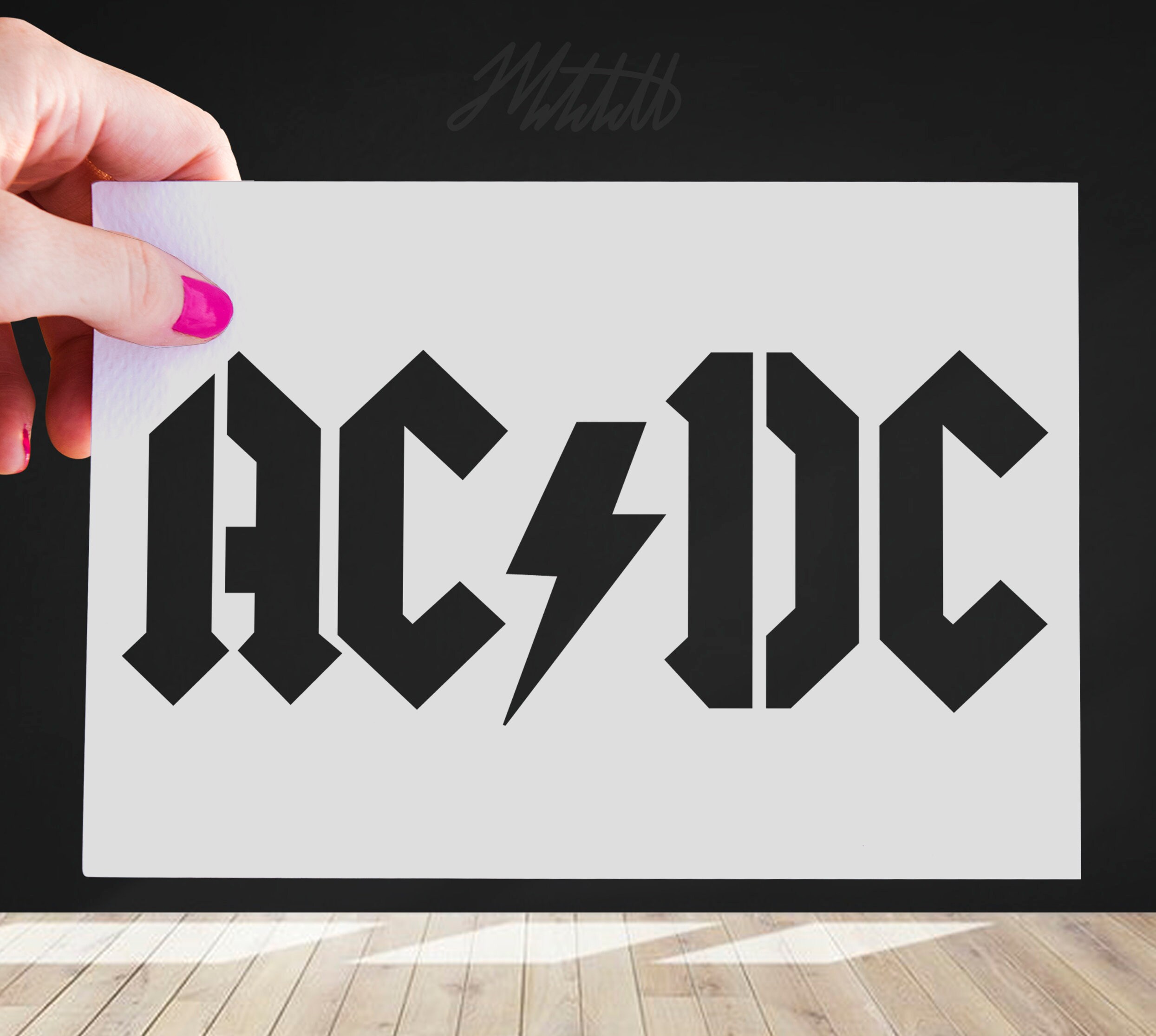 Band Logo Stencils A3 Reusable 190 Micron Mylar Etsy