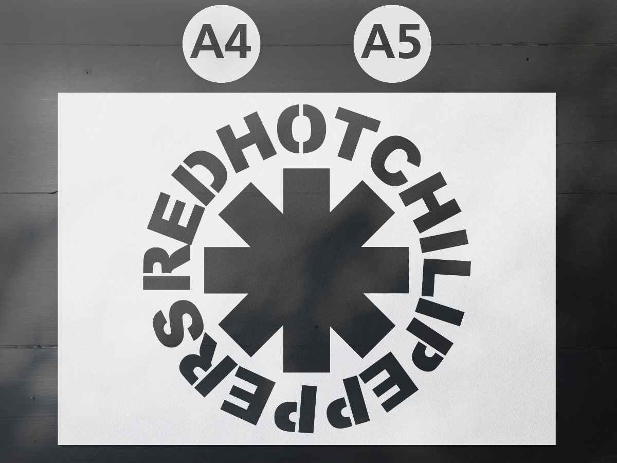 Band Logo Stencils A5 Reusable 190 Micron Mylar Etsy