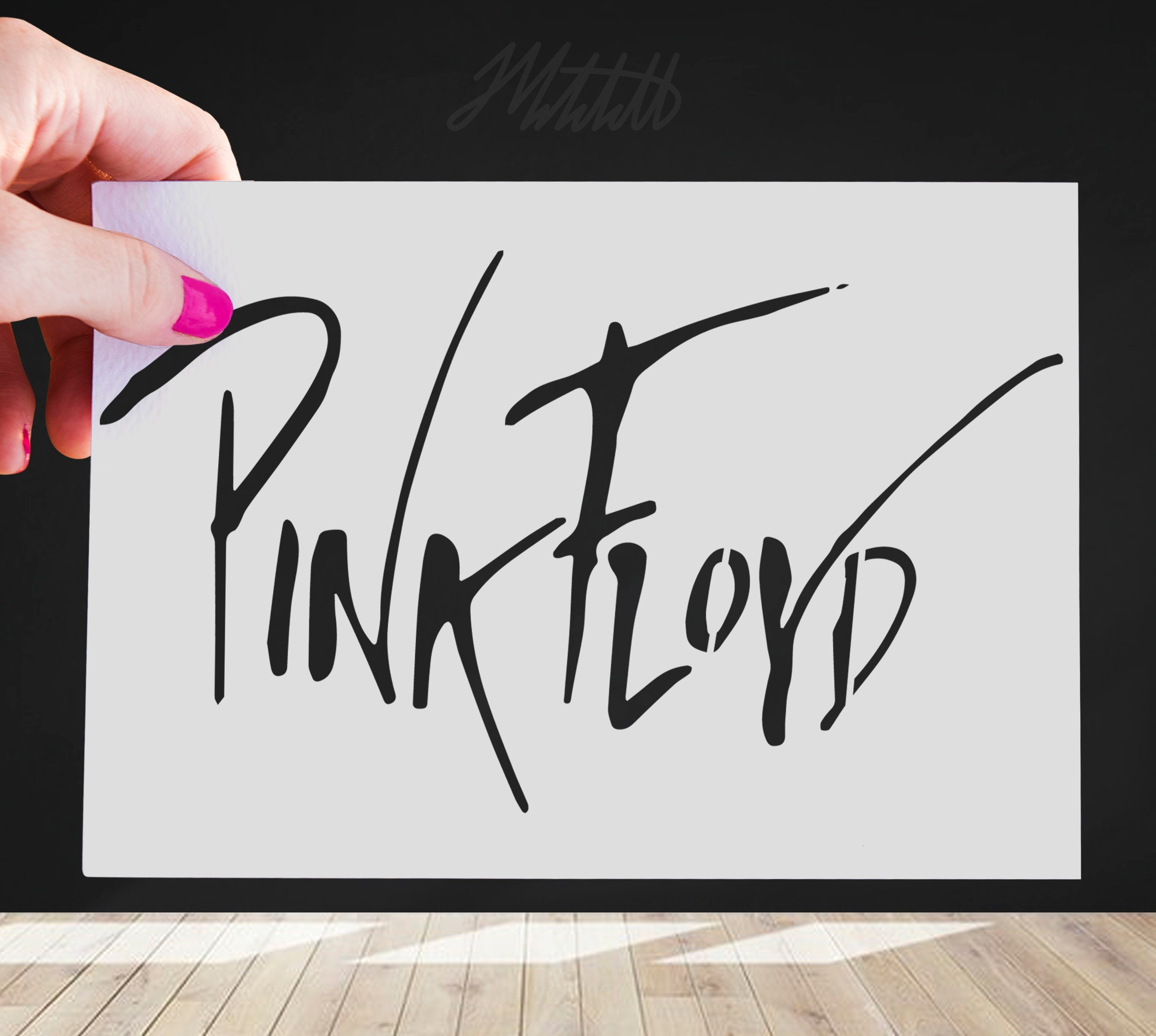 Band Logo Stencils A3 Reusable 190 Micron Mylar Etsy