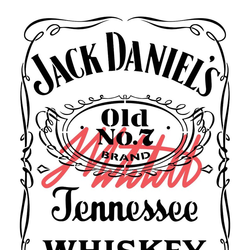 Jack Daniels Stencil Reusable Mylar Stencils &amp; Templates Tools ...