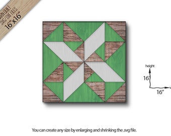 Barn Quilt Laser Cut File: Wood Quilt SVG (Digital Download)