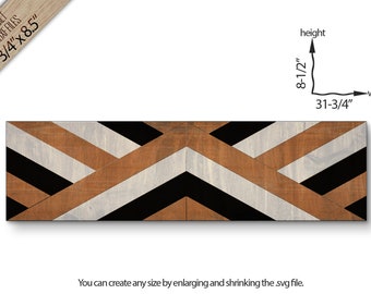 Barn Quilt SVG: Door Topper Address Sign (Digital Download)