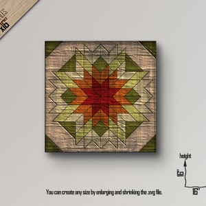 glowforge svg,barn quilt outside,pattern glowforge,barn quilt cnc,svg cutting files,quilt block svg,laser cut pattern,wall art AL6