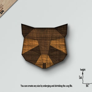 Farmhouse Barn Quilt: Geometric Animal SVG Laser Cut File
