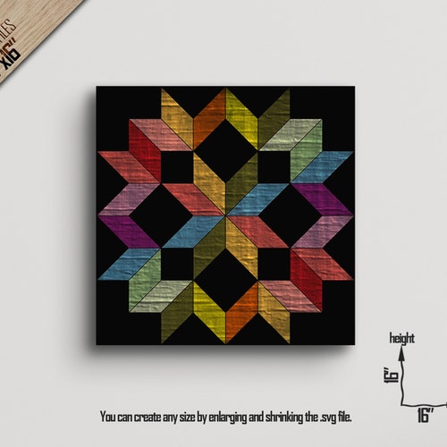 Barn Quilt Svg Quilt Block Svg Quilt Patterns Laser Cut - Etsy Singapore