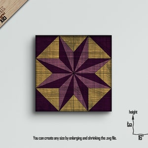 glowforge svg,barn quilt outside,pattern glowforge,barn quilt cnc,svg cutting files,quilt block svg,laser cut pattern,wall art AL32a
