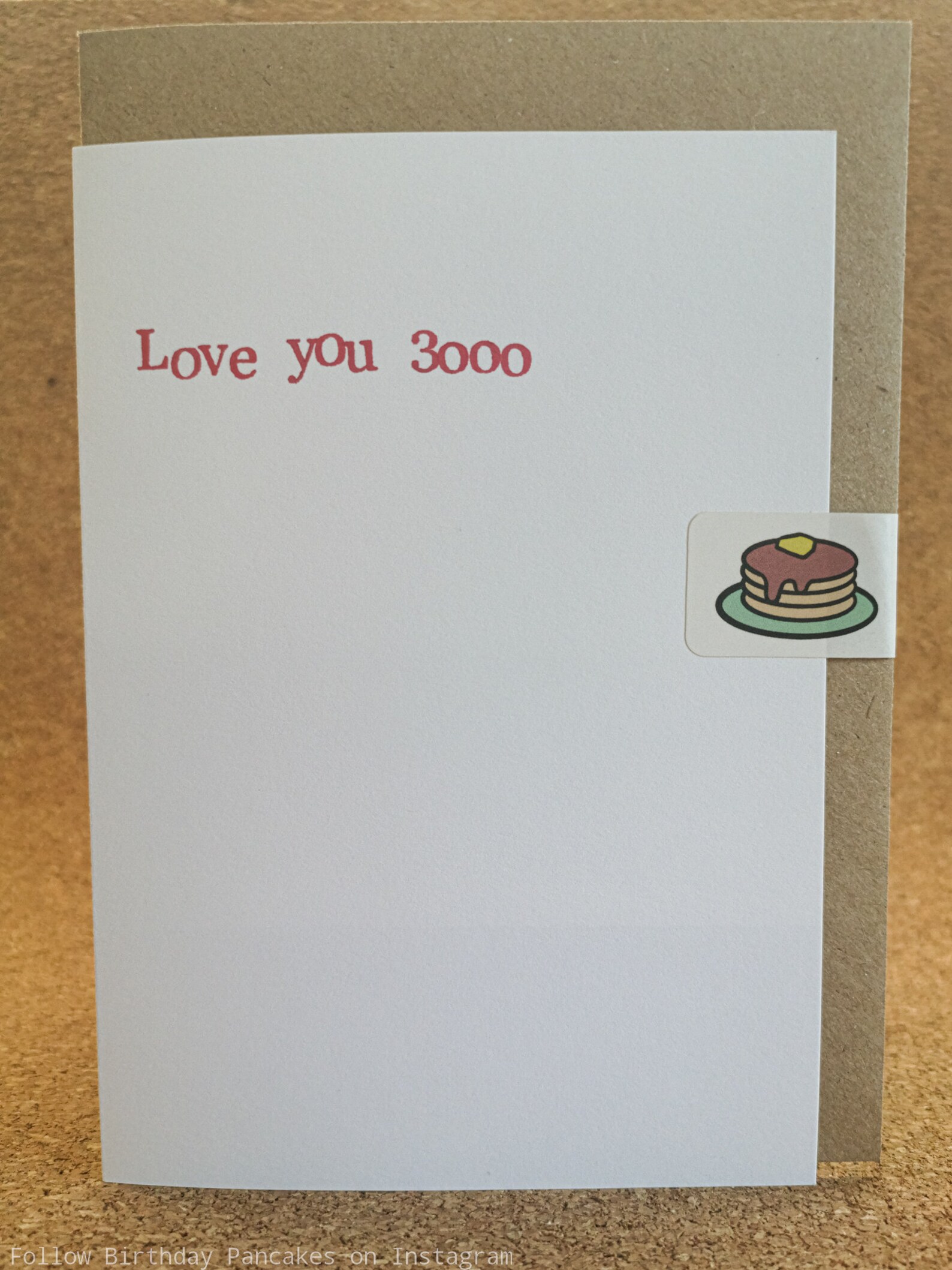 love you 3000 card quirky greeting card anniversary card