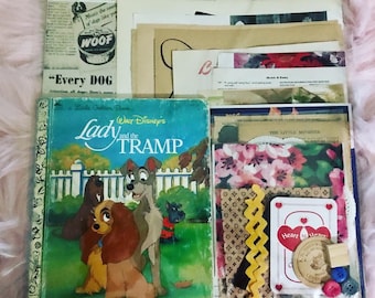 Lady and the tramp Junk Journal Kit