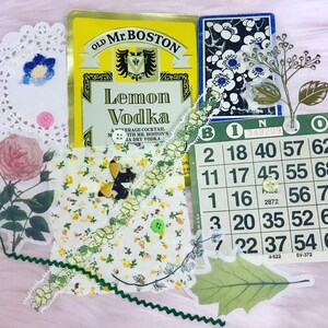Vintage Garden Ephemera, Zestaw Junk Journal, Vintage Ephemera, Materiały do Junk Journal, Materiały do scrapbookingu, Zestaw Ephemera