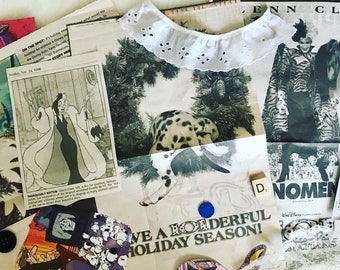 101 Dalmatians Junk Journal Kit, Scrapbook Kit, Ephemera Lot, Ephemera Kit, Vintage Ephemera