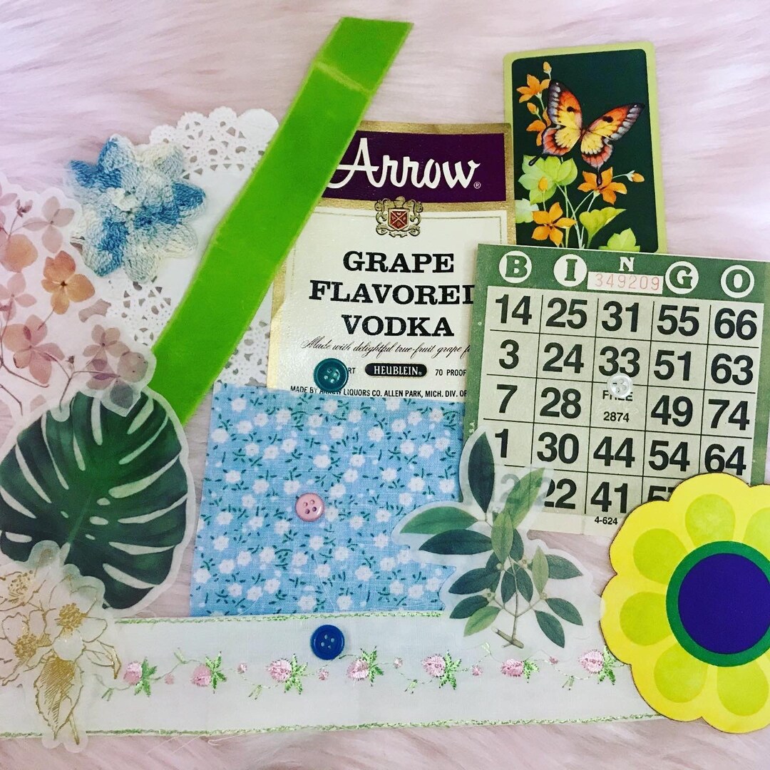 Garden Ephemera, Vintage Ephemera, Junk Journal Kit, Vintage Garden Ephemera, Scrapbook