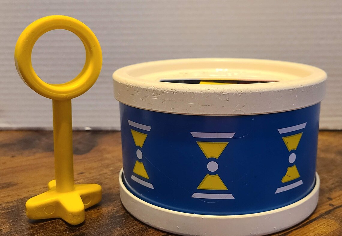 Fisher Price DRUM with Xylophone Yellow Mallet Play Stick 421 Etsy