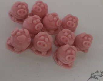 Scented Pig Wax Melts, Soy Wax, Choice of Colour and Scent, Perfect for gift, Highly Scented Wax, birthday gift, Easter gift