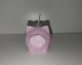 Pig Soy Scented Candle , Soy Wax, Choice of Colour and Scent, Birthday gift, Perfect for Birthdays and gift, Animal Candle Gift