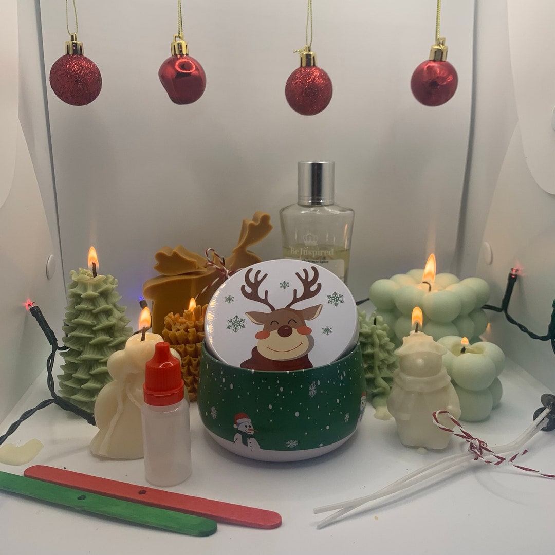 Make Your Own Soy Christmas Candle Kit Etsy