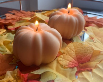 Baby Pumpkin Soy Candle Set / Pumpkin Scented!