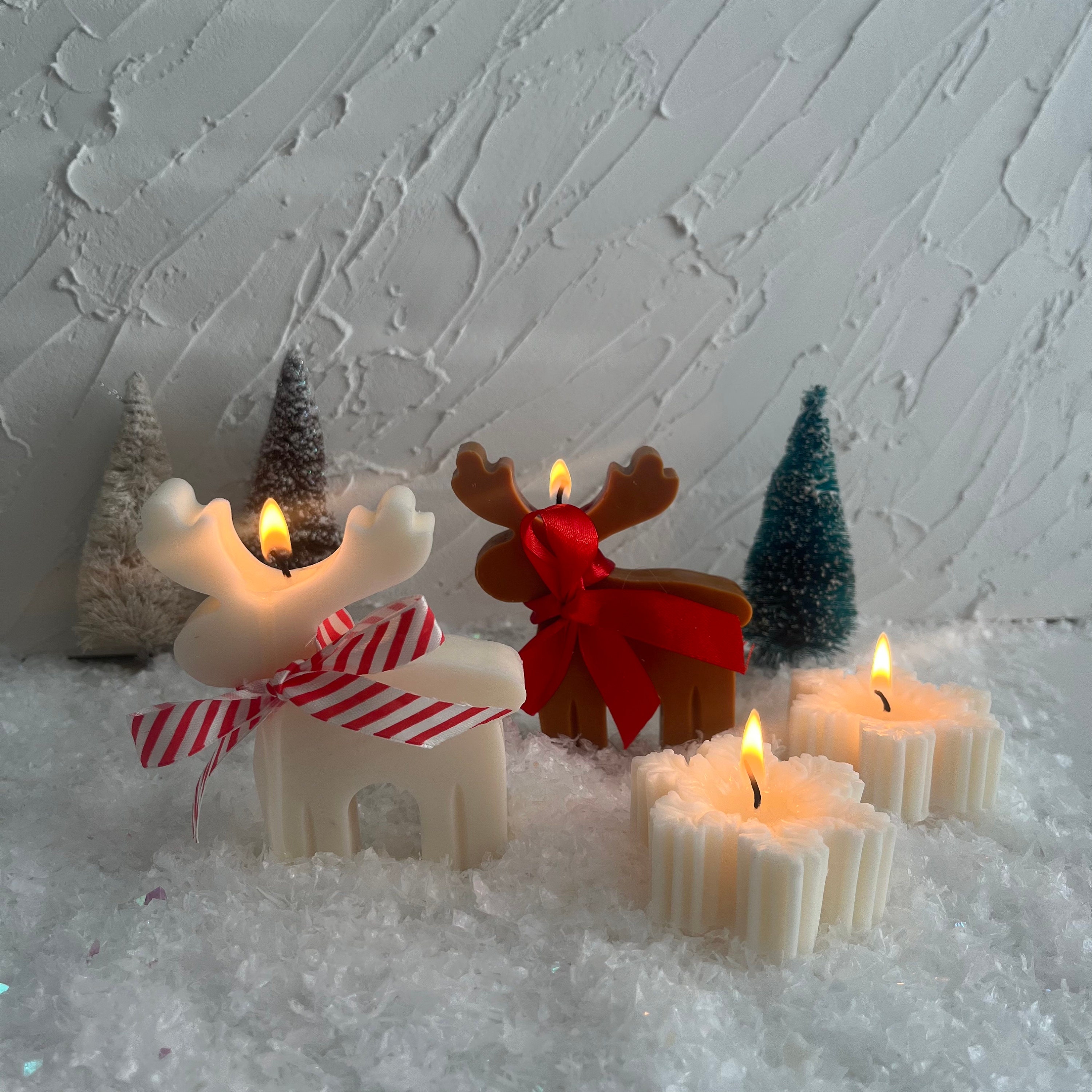 Bubble Cube Candle, Soy Wax Candle, Christmas Decor, Christmas Gift,  Aesthetic