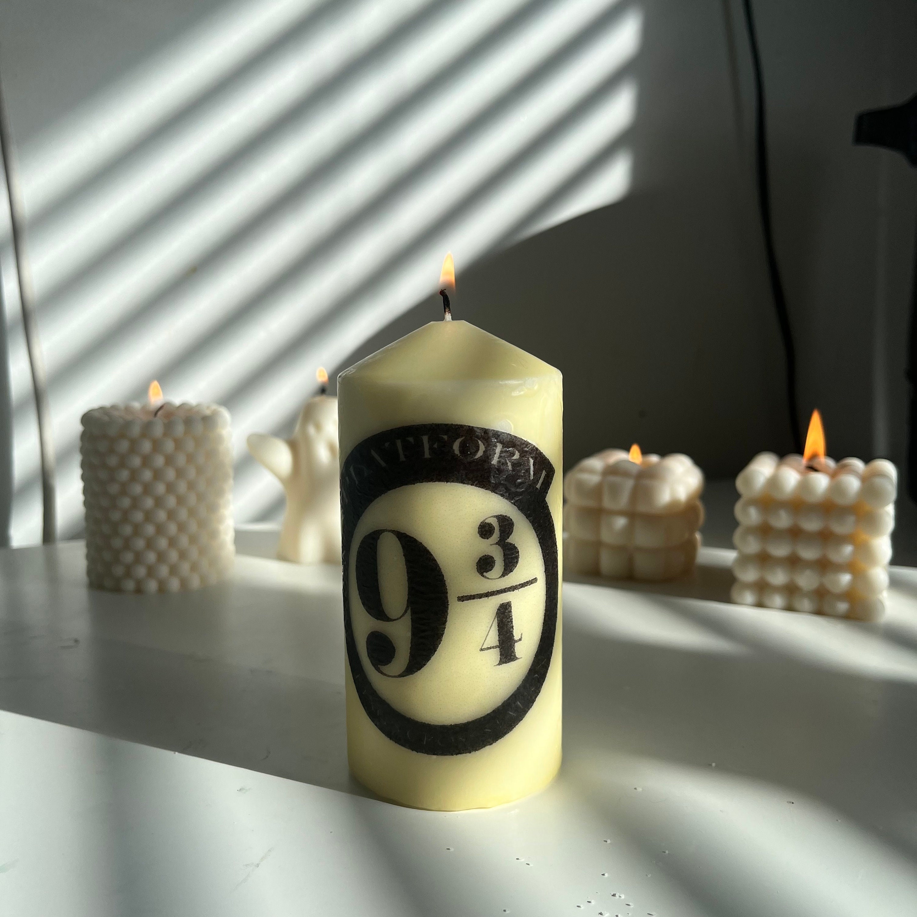 Harry Potter Platform 9 3/4 Pillar Candle Design Character Pillar Candle -   Finland