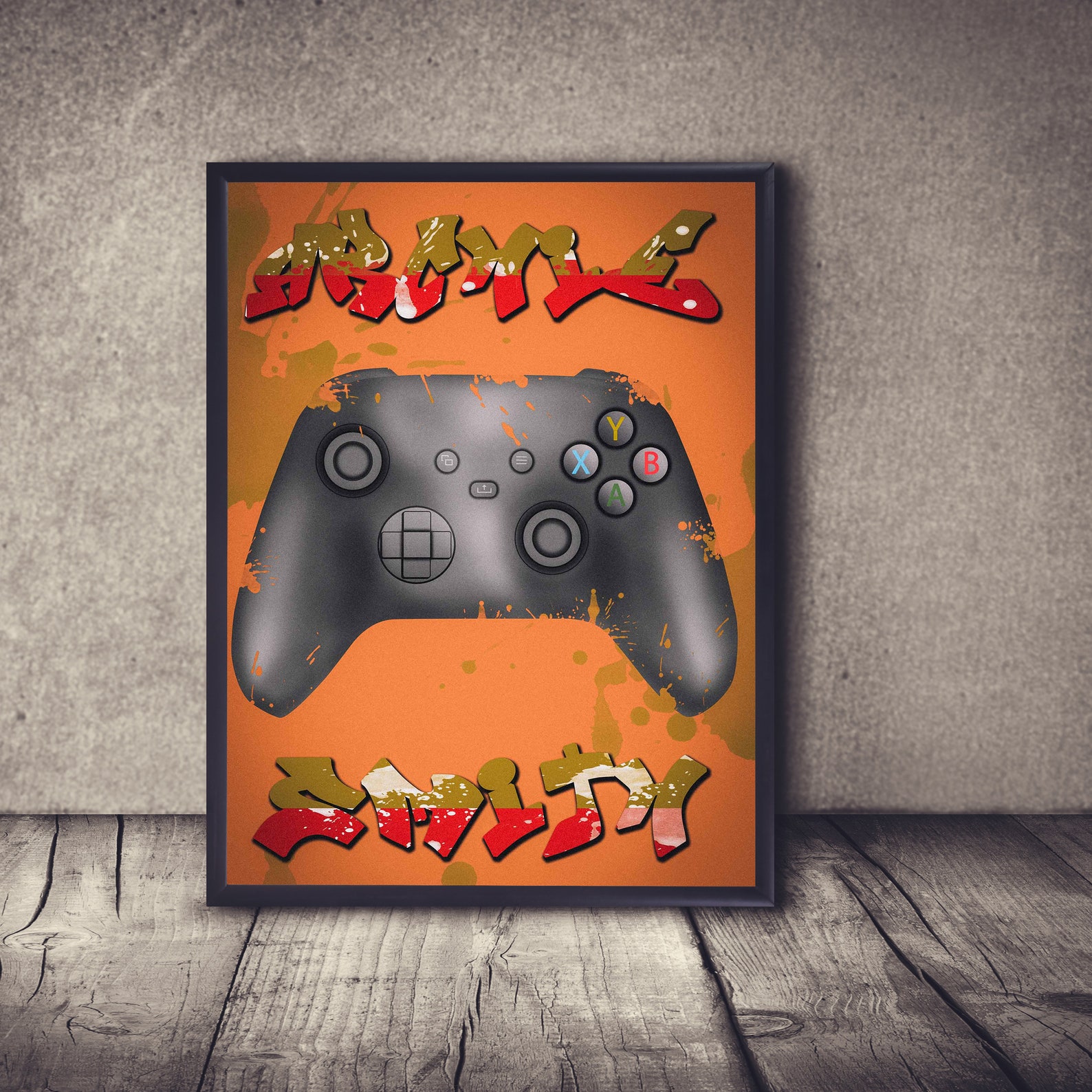 Xbox Inspired picture Personalised Xbox Picture Gamer Etsy