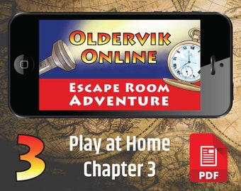 Oldervik Online, Escape Room Game: Kapitel 3 - Auf Kurs nach Kantawe | Ein druckbares Escape Room Puzzle-Spiel | Online Escape Room | Familienspaß