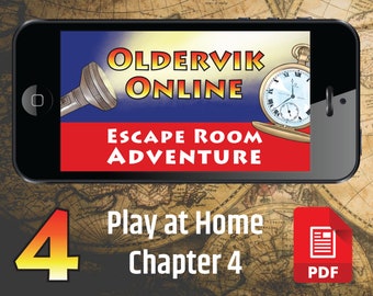 Oldervik Online, Escape Room Game: Chapter 4 - Digging in Disguise | A Printable Escape Room Puzzle Game | Online Escape Room | Family Fun