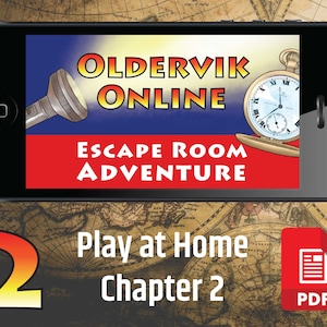 Oldervik Online, Escape Room Game: Chapter 2 - Operative Onboard | A Printable Escape Room Puzzle Game | Online Escape Room | Family Fun