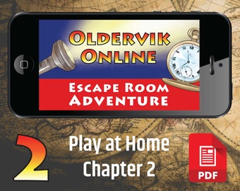 Oldervik Online, Escape Room Game: Chapter 2 - Operative Onboard | A Printable Escape Room Puzzle Game | Online Escape Room | Family Fun