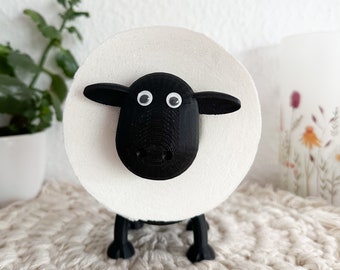 Sven the toilet paper holder sheep, toilet paper holder, spare roll holder, guest toilet, bathroom, bathroom, toilet paper, 3D print, 3D printing