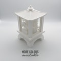Japanese lantern, oriental lantern, lantern, lantern with interchangeable panels, 3D print, 3D printing, home decoration, lantern, tea light,