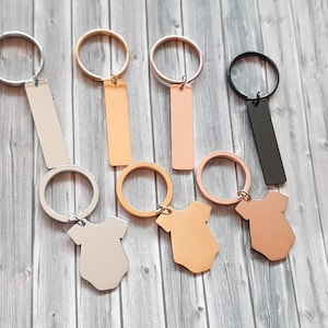 stainless steel key ring, keychain
