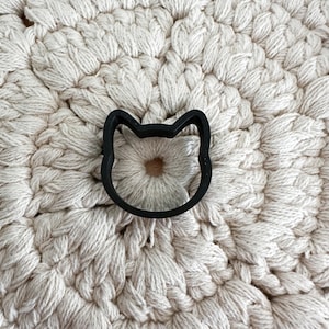 Cookie cutter cat, cookie cutter for cookies, biscuits, dough, spring, cookie cutter clay, gift children, cookie cutter, cat head