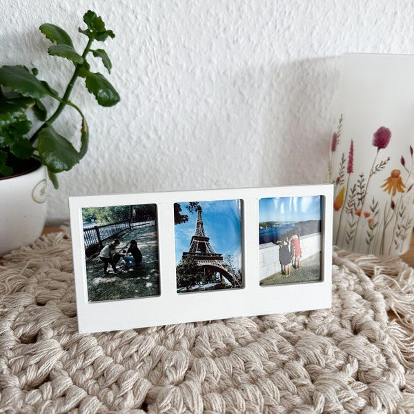 Instax, Prints, Instax Bilderrahmen, 3er Bilderrahmen, Sofortbild, Bilderrahmen, Fotorahmen, 3D Print, 3D Druck