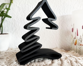 Christmas tree stand decoration, lettering decoration, minimalist decoration, 3D printing, 3D decoration line art, 3D decoration, home decoration