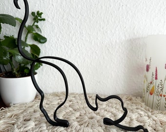 Katze Line Art Deko, Katzen Deko, Minimalistische Deko, 3D Druck, 3D Deko Katze, 3D Dekoration, Wohndekoration, Geschenkidee