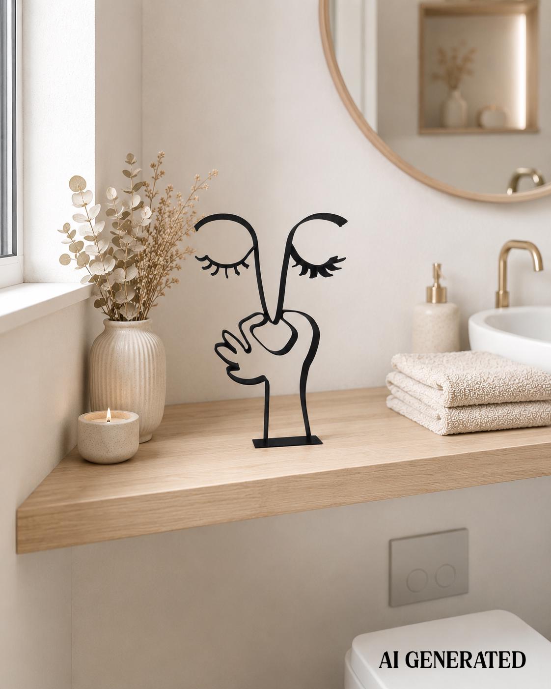 Badezimmerfigur