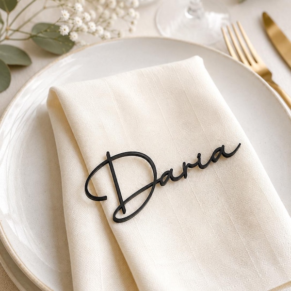 Personalized table names – 3D printed table decorations for weddings & birthdays