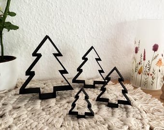 Christmas tree stand decoration, lettering decoration, minimalist decoration, 3D printing, 3D decoration line art, 3D decoration, home decoration
