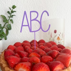 ABC cake topper, school enrollment, start of school, cake decoration for school enrollment, school enrollment decoration, cake topper school child, first grader, start of school