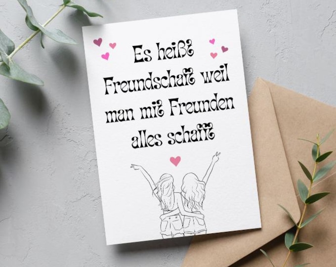Karte Geburtstag Beste Freundin