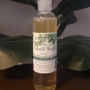 Zatona - Pure Castile Liquid Soap - Extra virgin olive only (8fl oz)