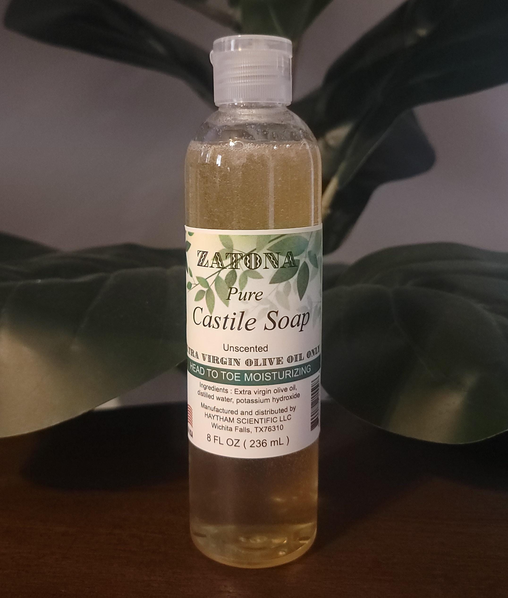 Zatona - Pure Castile Liquid Soap - Extra virgin olive only (8fl oz)