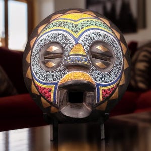 African Baluba Mask Gift Set 30 from Congo