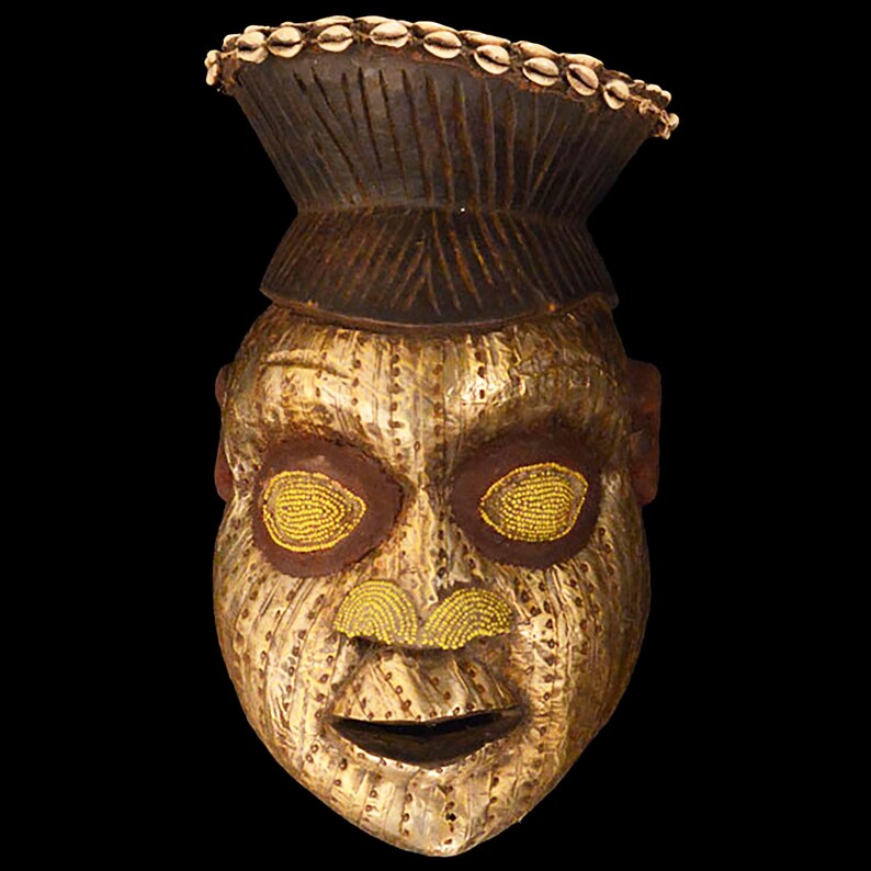 African Bamileke Helmet-mask 14 - Etsy