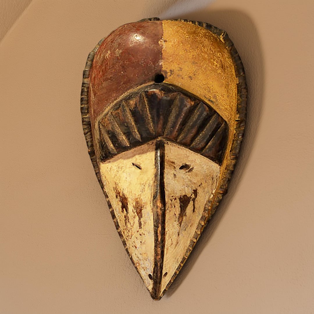 African Senufo Kalao Mask 46 - Wood Tribal Wall Art - Etsy