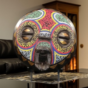 African Baluba Mask Gift Set 66 from Congo