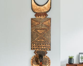African Bobo Plank Mask Nwantantay 15 from Burkina Faso