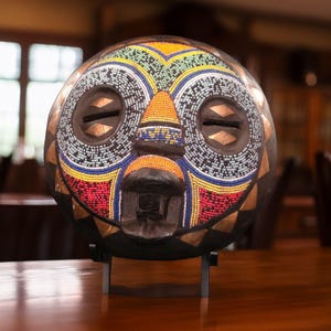 African Baluba Mask on Display Stand 63 from Congo